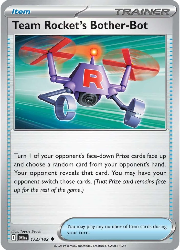 Team Rocket's Bother-Bot 172/182 - Uncommon