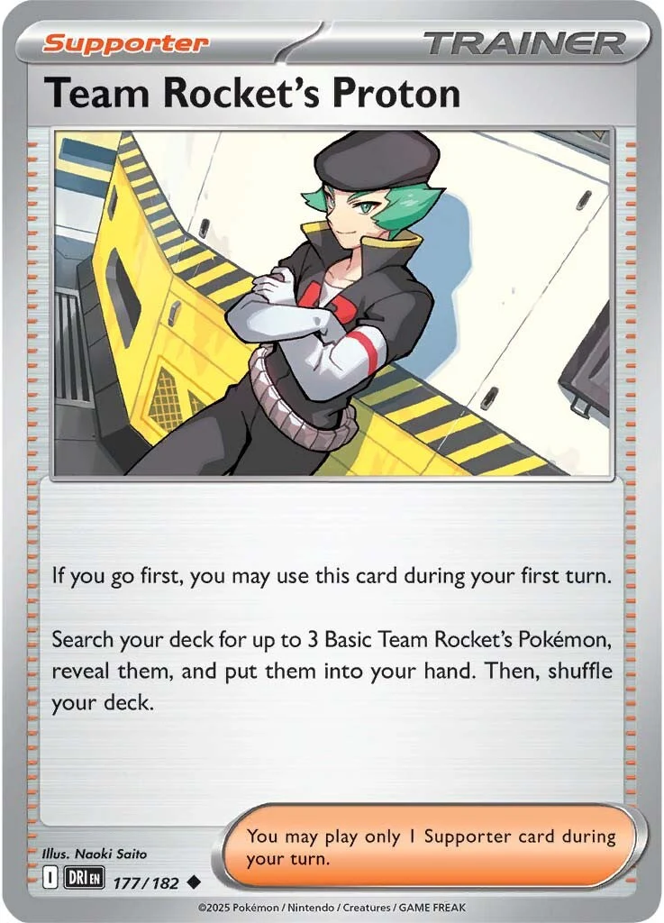 Team Rocket's Proton 177/182 - Uncommon - Reverse Holo