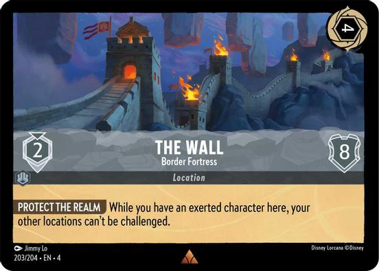 The Wall - Border Fortress  203/204 - Rare - Cold Foil
