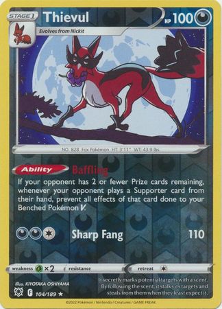 Thievul 104/189 Reverse Holo