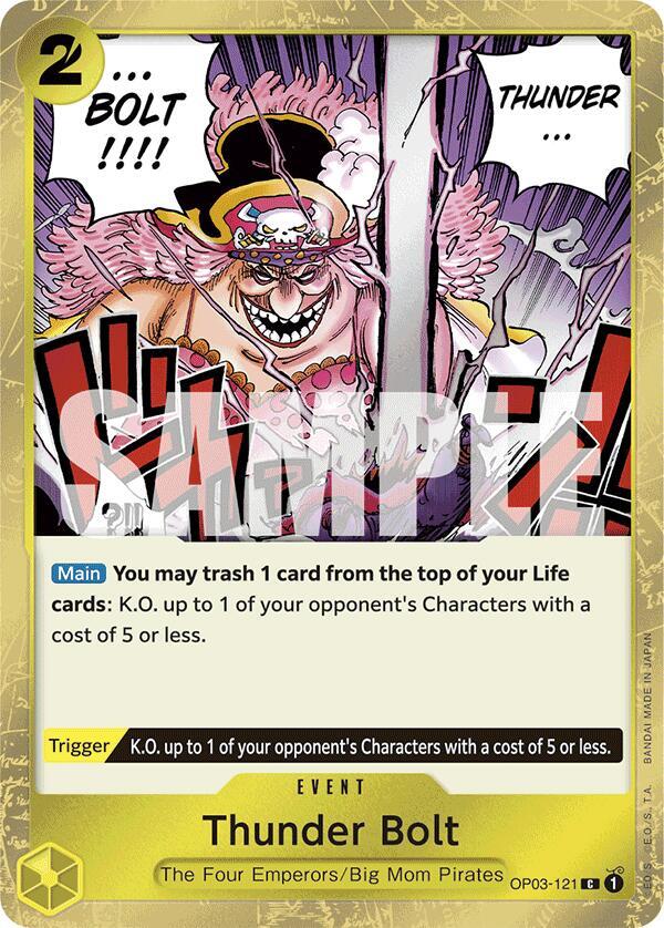 Thunder Bolt - OP03-121 - Pirate Flag Foil - Common