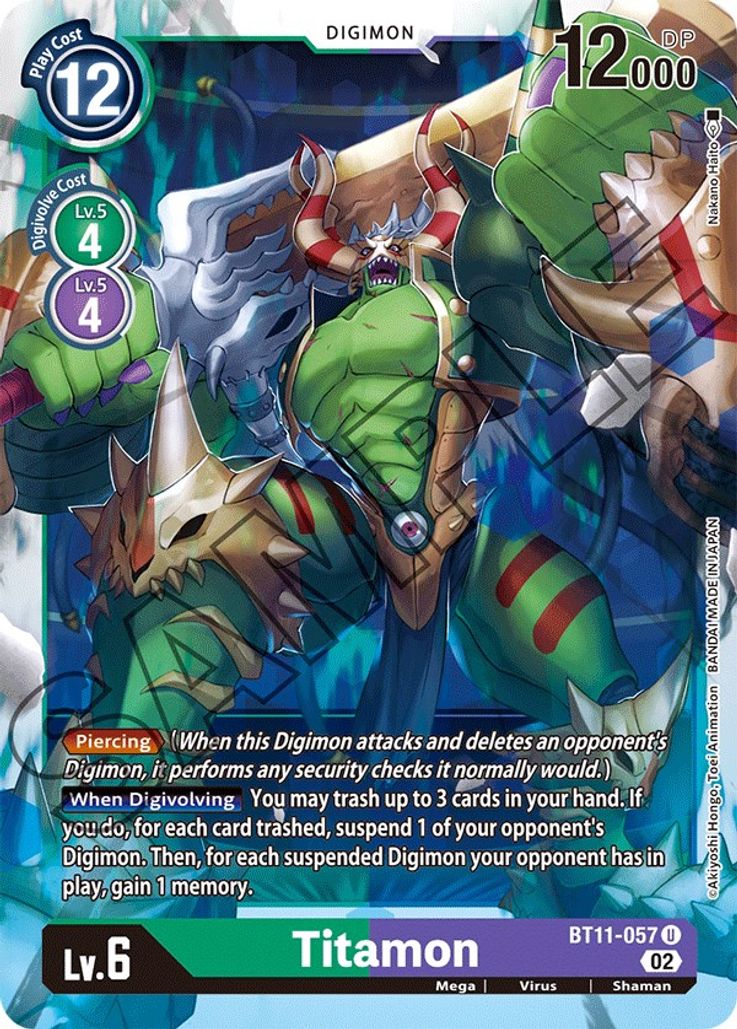 Titamon BT11-057 Holo