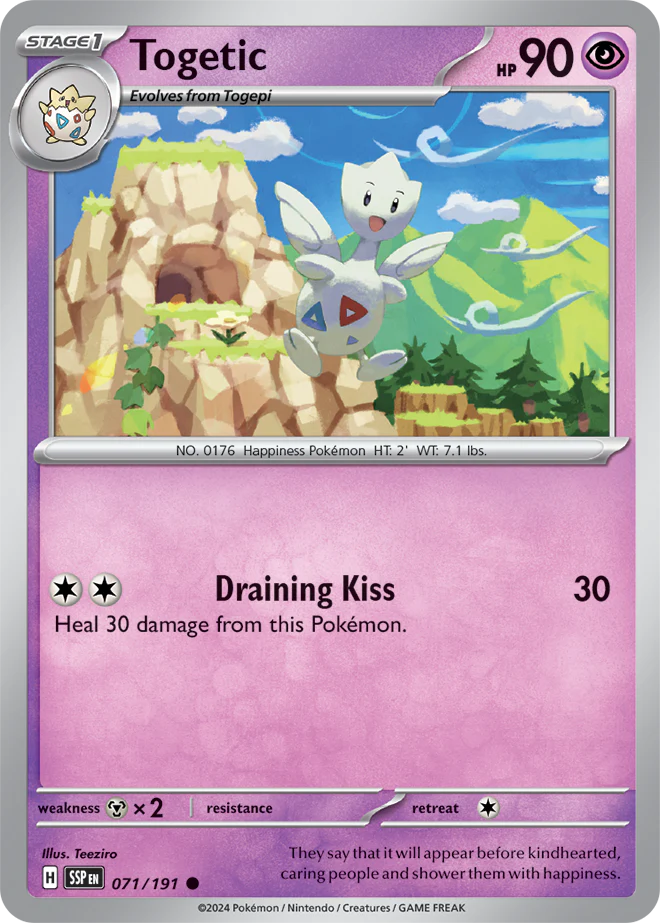 Togetic 071/191 - Common - Reverse Holo