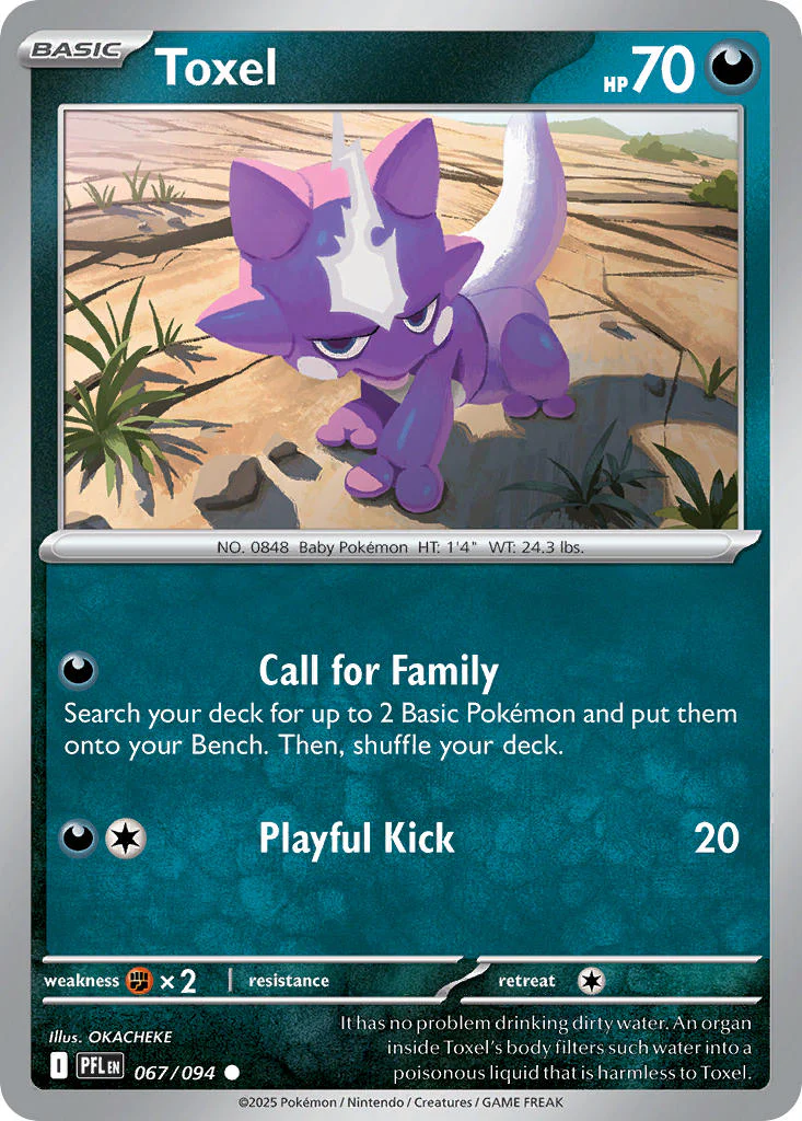 Toxel 067/094 - Common - Reverse Holo