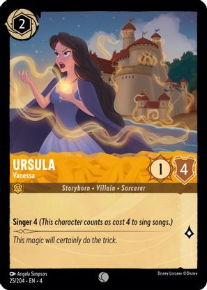Ursula - Vanessa  25/204 - Common - Cold Foil