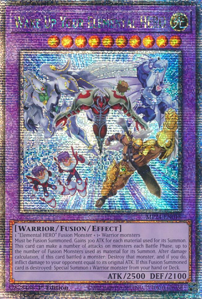 Wake Up Your Elemental HERO MP24-EN018 - (QCSR)
