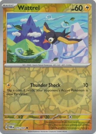 Wattrel 075/167 - Common - Reverse Holo