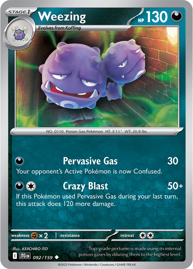 Weezing 092/159 - Uncommon