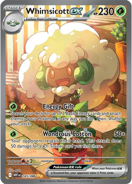 Whimsicott ex 165/086 - Special Illustration Rare