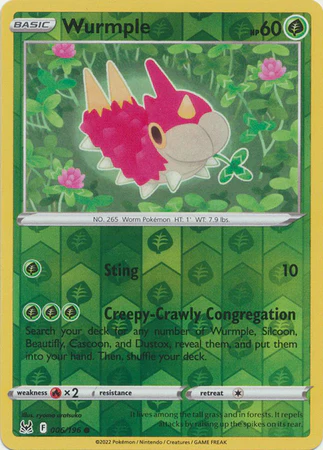 Wurmple 006/196 Reverse Holo