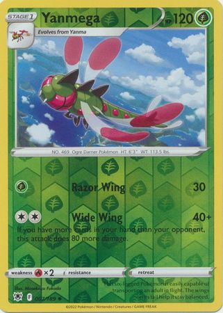 Yanmega 007/189 Reverse Holo